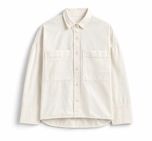 Boxy Oxford blanca