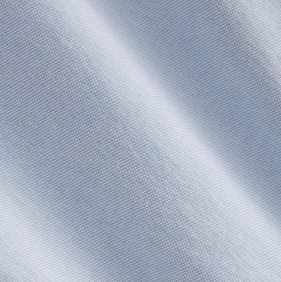 The Boxy Oxford Shirt azul, detalle de la tela