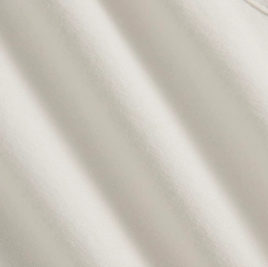 The Boxy Oxford Shirt blanca, detalle de la tela