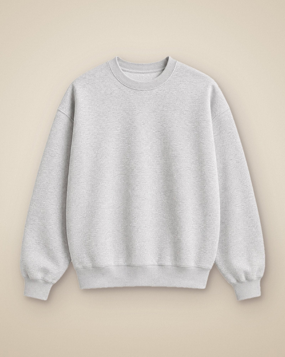 Crewneck gris, foto de estudio