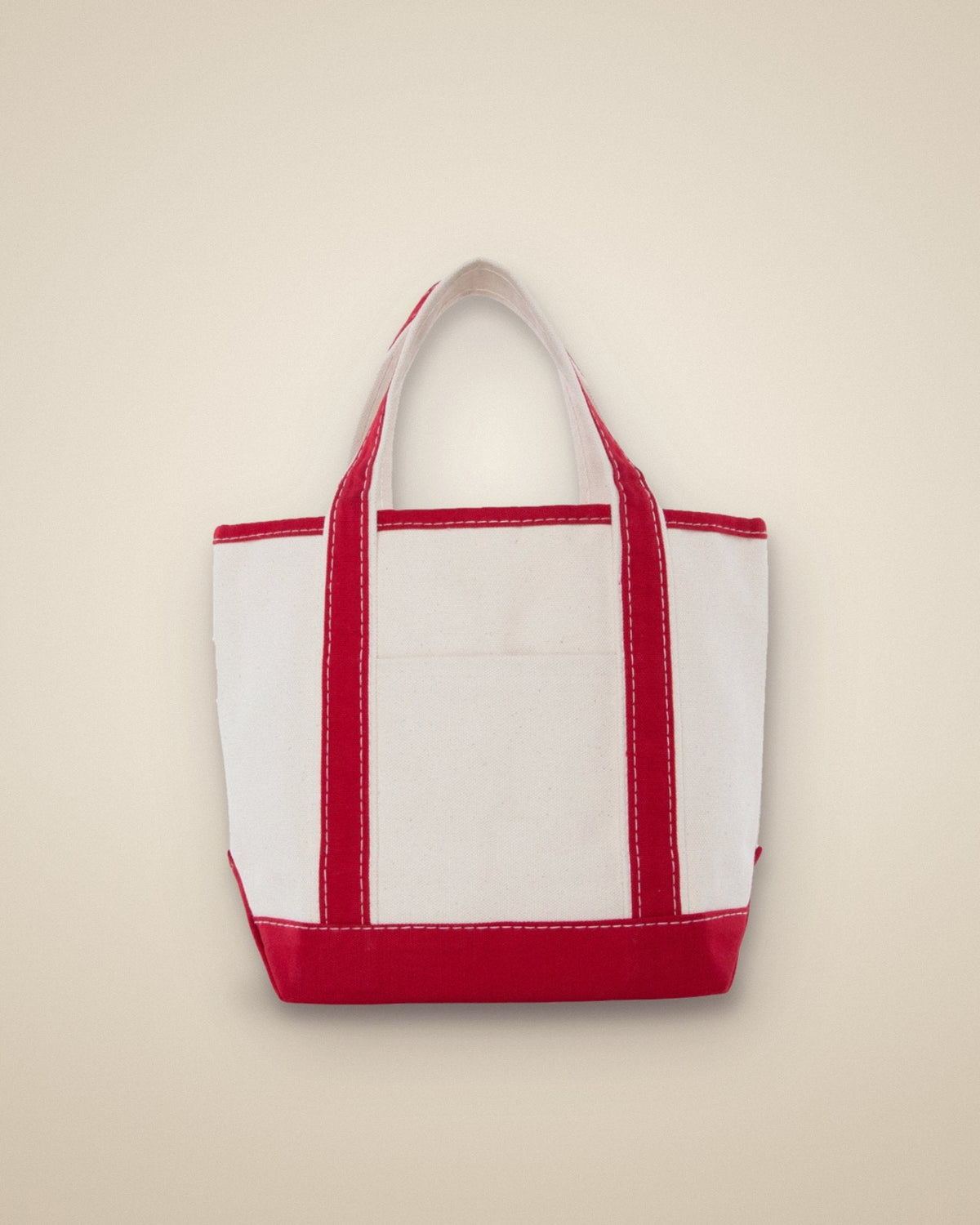 Small Tote rojo, foto de estudio