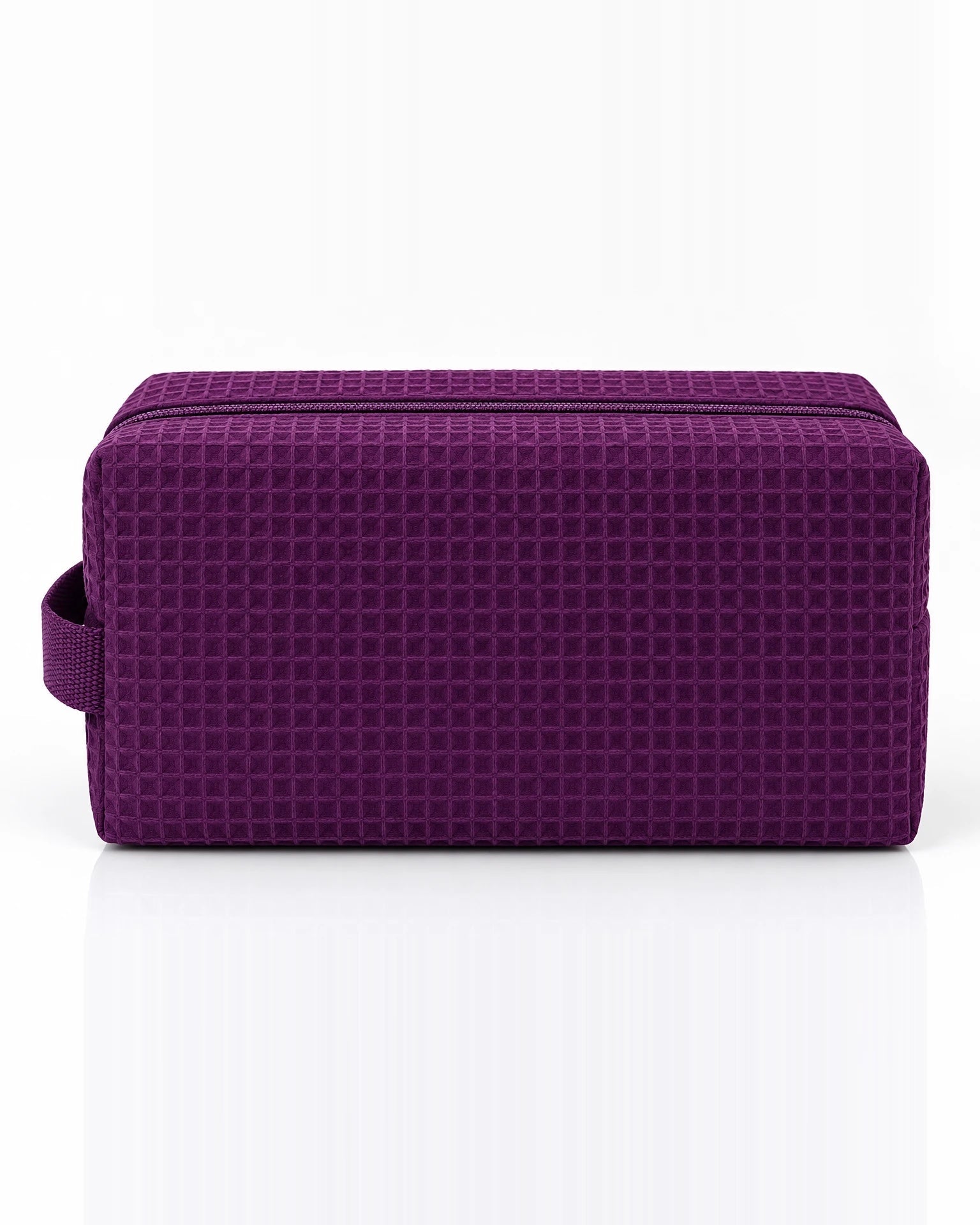 Waffle Pouch Plum